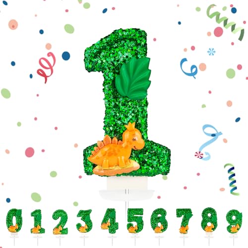 Geburtstagskerzen Zahlen, Dinosaurier Geburtstag Kerzen 1, Zahlenförmige Kerze, 3D Tortendeko, kuchen Dekoration für Geburtstag Party, Hochzeiten, Firmenfeiern, Jubiläen, Birthday Candle Nummer Geburtstagskerzen Zahlen, Dinosaurier Geburtstag Kerzen 1, Zahlenförmige Kerze, 3D Tortendeko, kuchen Dekoration für Geburtstag Party, Hochzeiten, Firmenfeiern, Jubiläen, Birthday Candle Nummer von hpnparty