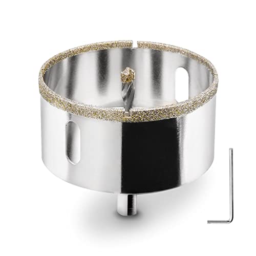 Glasbohrer Lochsäge 120mm,Diamantbohrer Hohlbohrer mit Diamant-Beschichtung für Glas Fliese Keramik Marmor Granit Glasbohrer Lochsäge 120mm,Diamantbohrer Hohlbohrer mit Diamant-Beschichtung für Glas Fliese Keramik Marmor Granit von hsawbit