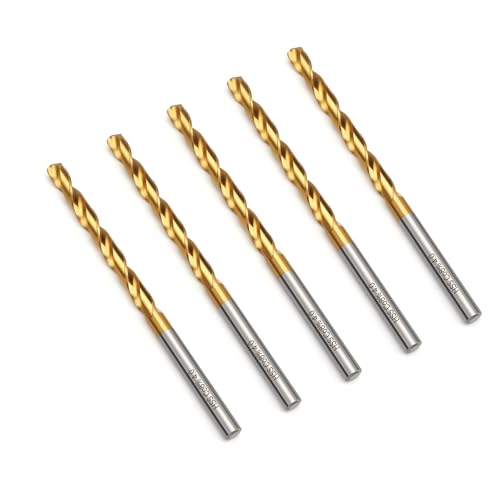 HSAWBIT M42 HSS-Bohrer-Set, 4 mm, für Hartmetalle, Kobaltbohrer für Edelstahl, Gusseisen, Kupfer, 5 Stück HSAWBIT M42 HSS-Bohrer-Set, 4 mm, für Hartmetalle, Kobaltbohrer für Edelstahl, Gusseisen, Kupfer, 5 Stück von hsawbit