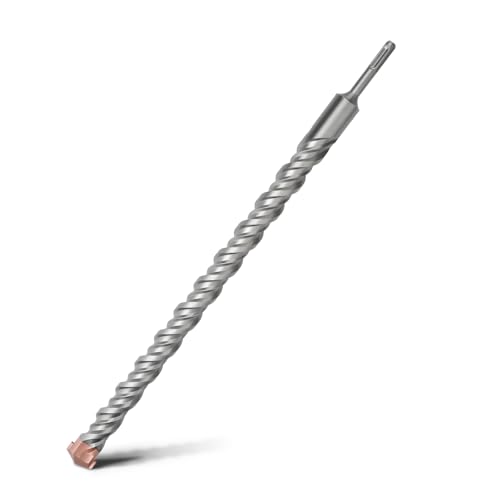 HSAWBIT SDS-Mauerwerkbohrer, 35 mm x 500 mm, lang, Wolframkarbid-Spitze, SDS-Plus-Schaft, für Mauerstein, Beton, Ziegel HSAWBIT SDS-Mauerwerkbohrer, 35 mm x 500 mm, lang, Wolframkarbid-Spitze, SDS-Plus-Schaft, für Mauerstein, Beton, Ziegel von hsawbit