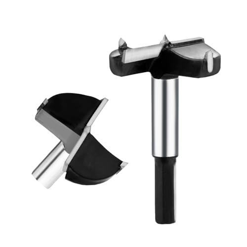 hsawbit 42 mm Forstnerbohrer Scharnierschneider Hartmetallbestückt Forstnerbohrer für Küchenschrankscharniere, Hartholz Lochsäge Holzbearbeitung Bohren Scharnierbohrer von hsawbit