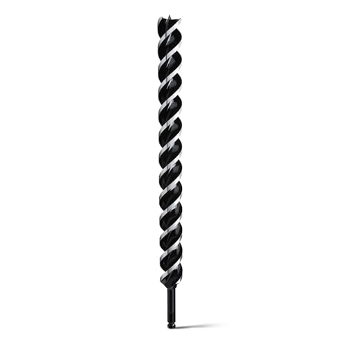 hsawbit Holzbohrer, 38 mm x 600 mm, Schlangenbohrer, extra lange Bohrer, Holz, Kunststoff, Trockenbau, Holzbearbeitung, Lochbohrer hsawbit Holzbohrer, 38 mm x 600 mm, Schlangenbohrer, extra lange Bohrer, Holz, Kunststoff, Trockenbau, Holzbearbeitung, Lochbohrer von hsawbit