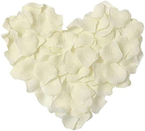 huaao 3000pcs Romantische Rosenblätter Hochzeit Dekoration Romantische für Valentinstag Verlobung Geburtstag Jahrestag Weiß huaao 3000pcs Romantische Rosenblätter Hochzeit Dekoration Romantische für Valentinstag Verlobung Geburtstag Jahrestag Weiß von huaao