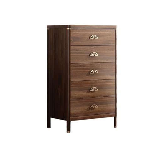 huanglyc-232 Kommode für Schlafzimmer- Bauernhaus-Kommode mit 5 Schubladen, Kommode mit Metallgriffen, Holz-Organizer for Wohnzimmer, Eingangsbereich Kommode huanglyc-232 Kommode für Schlafzimmer- Bauernhaus-Kommode mit 5 Schubladen, Kommode mit Metallgriffen, Holz-Organizer for Wohnzimmer, Eingangsbereich Kommode von huanglyc-232