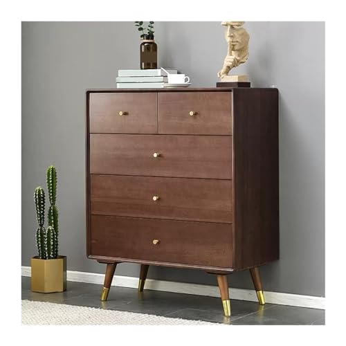 huanglyc-232 Kommode für Schlafzimmer- Breite Kommode aus massivem Holz, luxuriöse Kommode, Wohnzimmer, 5 Schubladen, Aufbewahrungsorganisator for Schlafzimmer, Flur, Walnuss Kommode huanglyc-232 Kommode für Schlafzimmer- Breite Kommode aus massivem Holz, luxuriöse Kommode, Wohnzimmer, 5 Schubladen, Aufbewahrungsorganisator for Schlafzimmer, Flur, Walnuss Kommode von huanglyc-232