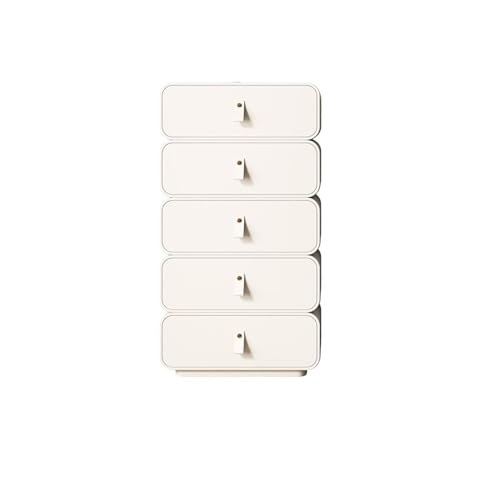 huanglyc-232 Kommode für Schlafzimmer- Kommode, Aufbewahrungsschrank, Holz-Schlafzimmer-Aufbewahrungsschrank, Schrankeinheit for Schlafzimmer, Wohnzimmer Kommode(Beige,60 * 40 * 118cm) von huanglyc-232