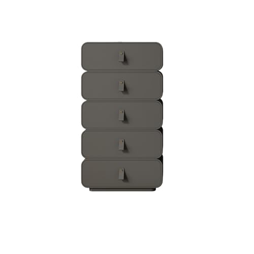 huanglyc-232 Kommode für Schlafzimmer- Kommode, Aufbewahrungsschrank, Holz-Schlafzimmer-Aufbewahrungsschrank, Schrankeinheit for Schlafzimmer, Wohnzimmer Kommode(Dark Grey,60 * 40 * 118cm) von huanglyc-232