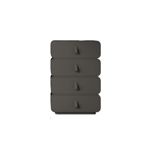 huanglyc-232 Kommode für Schlafzimmer- Kommode, Aufbewahrungsschrank, Holz-Schlafzimmer-Aufbewahrungsschrank, Schrankeinheit for Schlafzimmer, Wohnzimmer Kommode(Dark Grey,60 * 40 * 95cm) von huanglyc-232