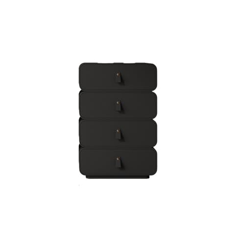 huanglyc-232 Kommode für Schlafzimmer- Kommode, Aufbewahrungsschrank, Holz-Schlafzimmer-Aufbewahrungsschrank, Schrankeinheit for Schlafzimmer, Wohnzimmer Kommode(Schwarz,60 * 40 * 95cm) von huanglyc-232
