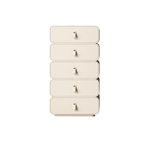 huanglyc-232 Kommode für Schlafzimmer- Kommode, Aufbewahrungsschrank, Holz-Schlafzimmer-Aufbewahrungsschrank, Schrankeinheit for Schlafzimmer, Wohnzimmer Kommode(Weiß,60 * 40 * 118cm) von huanglyc-232