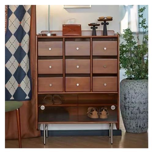 huanglyc-232 Kommode für Schlafzimmer- Kommode aus massivem Holz, Kleiner Haushaltsschrank, antiker Sideboard, Aufbewahrung, Wohnzimmer, Schlafzimmer, Kartentürschrank Kommode huanglyc-232 Kommode für Schlafzimmer- Kommode aus massivem Holz, Kleiner Haushaltsschrank, antiker Sideboard, Aufbewahrung, Wohnzimmer, Schlafzimmer, Kartentürschrank Kommode von huanglyc-232