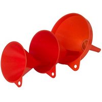 hünersdorff Trichter HD-PE Set 3-teilig rot von hünersdorff