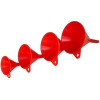 hünersdorff Trichter HD-PE Set 4-teilig rot von hünersdorff