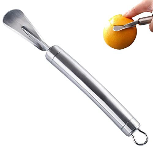 huiba 3 Zitronenschäler für Cocktails – Gemüseschäler aus Edelstahl | Orangenschäler mit gebogenem Griff für Obst und Küchenhelfer huiba 3 Zitronenschäler für Cocktails – Gemüseschäler aus Edelstahl | Orangenschäler mit gebogenem Griff für Obst und Küchenhelfer von huiba