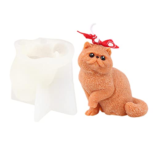 huiba Kerzenform Katze | Langlebige Kerzenformen mit angehobenem Bein, 3D-Kerzen Formen aus Harz Gießformen aus Epoxidharz Kerzen für Aromatherapie huiba Kerzenform Katze | Langlebige Kerzenformen mit angehobenem Bein, 3D-Kerzen Formen aus Harz Gießformen aus Epoxidharz Kerzen für Aromatherapie von huiba