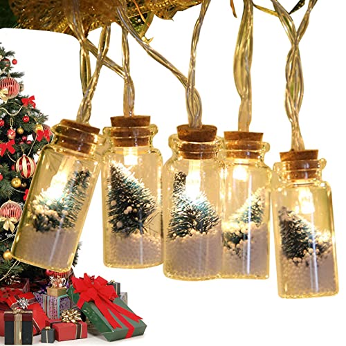 huiba Weihnachten Wishing Bottle String Lights - Batteriebetriebene LED-Pendelleuchten mit 20 Wunschflaschen | Weihnachtsbaumschmuck Lichterschmuck für Seile, Batterien huiba Weihnachten Wishing Bottle String Lights - Batteriebetriebene LED-Pendelleuchten mit 20 Wunschflaschen | Weihnachtsbaumschmuck Lichterschmuck für Seile, Batterien von huiba