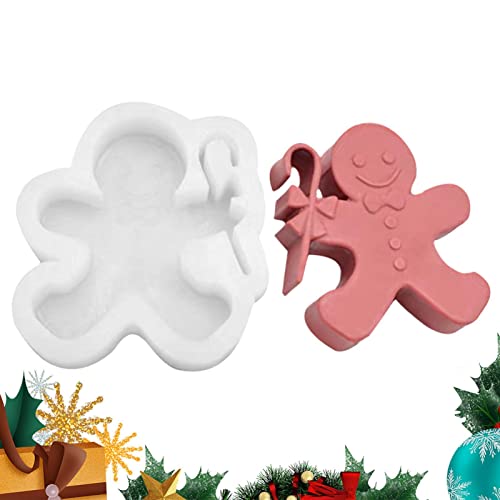huiba Weihnachts-Silikonseifenform, Silikonformen für Mann von Frauen und Männern, Home Harz Craft Formen für Seife, Kerzen, Kuchen von huiba