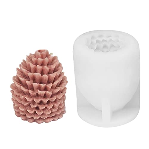huiba Weihnachtskerzenform, niedliche Silikonform in Weihnachtsform | Handgemachte Seifenformen für Weihnachten, Mousse für Schokoladenkuchen von huiba