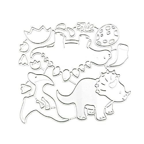 huiouer Dinosaurier-Metall-Stanzformen, DIY, Basteln, Karbonstahl, Prägeschablone, Schablone, Scrapbooking, für Karten, Stanzformen, Metall-Stanzformen huiouer Dinosaurier-Metall-Stanzformen, DIY, Basteln, Karbonstahl, Prägeschablone, Schablone, Scrapbooking, für Karten, Stanzformen, Metall-Stanzformen von huiouer