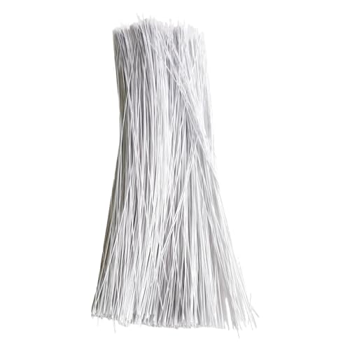 humyeam Blumendraht, 300 Stück, 26 Gauge, weißer Floristendraht, 38,1 cm, zum Basteln, für Blumensträuße, Kranzherstellung, Blumenarrangement-Zubehör humyeam Blumendraht, 300 Stück, 26 Gauge, weißer Floristendraht, 38,1 cm, zum Basteln, für Blumensträuße, Kranzherstellung, Blumenarrangement-Zubehör von humyeam