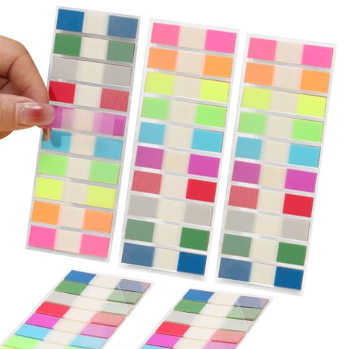 Huotflame Transparente Haftnotizen Index Tabs – 10 Farben PET Klebezettel mit Spenderbox – Beschreibbar & Wasserdicht – 1000 Blatt Sticky Notes für Studium, Büro, Journaling, Dokumente – Kompatibel Huotflame Transparente Haftnotizen Index Tabs – 10 Farben PET Klebezettel mit Spenderbox – Beschreibbar & Wasserdicht – 1000 Blatt Sticky Notes für Studium, Büro, Journaling, Dokumente – Kompatibel von huoflame