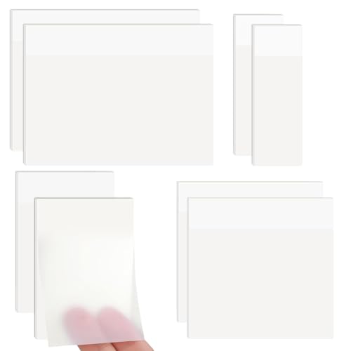 Huotflame Transparente Haftnotizen Sticky Notes – Wasserfest & Wiederbeschreibbar, 400 Blätter PET Haftnotizblock – Ideal für Schule, Büro, Studium & Zuhause Huotflame Transparente Haftnotizen Sticky Notes – Wasserfest & Wiederbeschreibbar, 400 Blätter PET Haftnotizblock – Ideal für Schule, Büro, Studium & Zuhause von huoflame