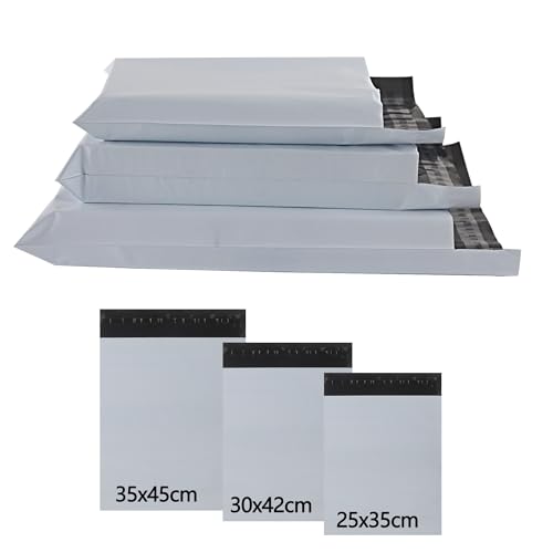 huruirui Versandbeutel für Kleidung Versandtaschen Kunststoff-Umschlagtaschen 25x35cm/30x42cm/35x45cm Blickdicht Selbstklebend Versand Plastik Versandbeutel Versandverpackung 30Stück huruirui Versandbeutel für Kleidung Versandtaschen Kunststoff-Umschlagtaschen 25x35cm/30x42cm/35x45cm Blickdicht Selbstklebend Versand Plastik Versandbeutel Versandverpackung 30Stück von huruirui