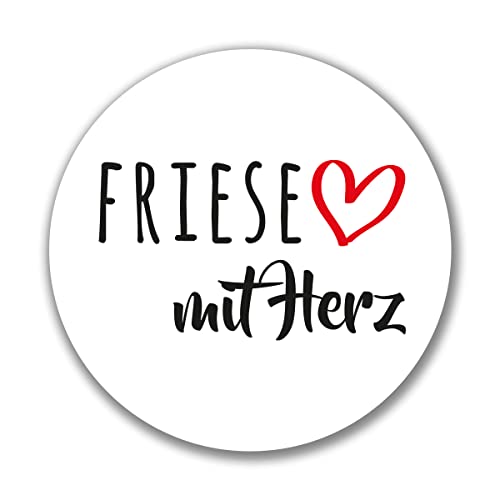Huuraa Aufkleber Friese mit Herz Sticker 10cm mit Motiv für die tollsten Menschen Geschenk Idee für Freunde und Familie von huuraa