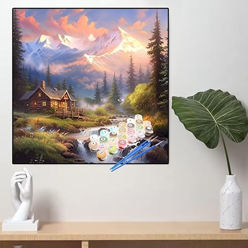 Malen Nach Zahlen Berg Malen Nach Zahlen Erwachsene Fluss Painting by Numbers Adult,DIY Handgemalt Ölgemälde set Mit Pinsel/Acrylpigment,Farbe Leinwand Bastelset für Home Dekor Geschenke 90x90cm YL721 Malen Nach Zahlen Berg Malen Nach Zahlen Erwachsene Fluss Painting by Numbers Adult,DIY Handgemalt Ölgemälde set Mit Pinsel/Acrylpigment,Farbe Leinwand Bastelset für Home Dekor Geschenke 90x90cm YL721 von huuyaofaa