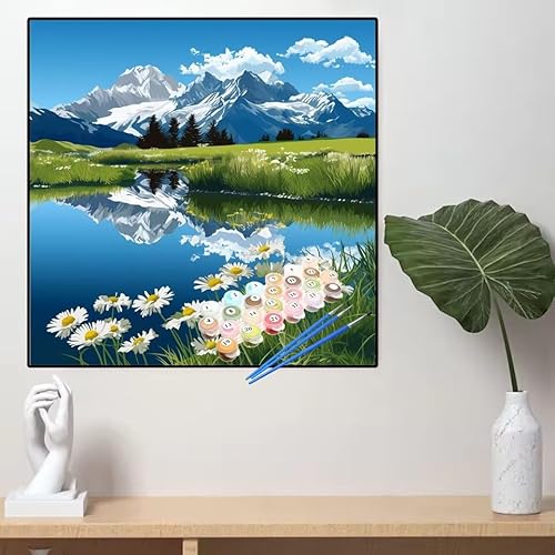 Malen Nach Zahlen Berg Malen Nach Zahlen Erwachsene Landschaft Painting by Numbers Adult,DIY Handgemalt Ölgemälde set Mit Pinsel/Acrylpigment,Farbe Leinwand Bastelset,Dekor Geschenke 80x80cm YL720 Malen Nach Zahlen Berg Malen Nach Zahlen Erwachsene Landschaft Painting by Numbers Adult,DIY Handgemalt Ölgemälde set Mit Pinsel/Acrylpigment,Farbe Leinwand Bastelset,Dekor Geschenke 80x80cm YL720 von huuyaofaa