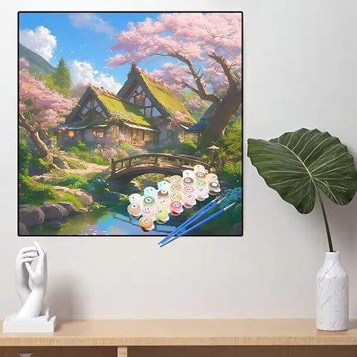 Malen Nach Zahlen Brücke Malen Nach Zahlen Erwachsene Baum Painting by Numbers Adult,DIY Handgemalt Ölgemälde set Mit Pinsel/Acrylpigment,Farbe Leinwand Bastelset,Home Dekor Geschenke 70x70cm YL655 Malen Nach Zahlen Brücke Malen Nach Zahlen Erwachsene Baum Painting by Numbers Adult,DIY Handgemalt Ölgemälde set Mit Pinsel/Acrylpigment,Farbe Leinwand Bastelset,Home Dekor Geschenke 70x70cm YL655 von huuyaofaa