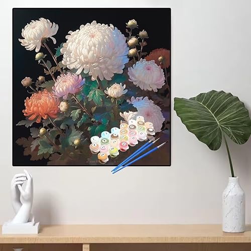 Malen Nach Zahlen Herbst Malen Nach Zahlen Erwachsene Chrysantheme Painting by Numbers Adult,DIY Handgemalt Ölgemälde set Mit Pinsel/Acrylpigment,Farbe Leinwand Bastelset,Dekor Geschenke 80x80cm YL666 Malen Nach Zahlen Herbst Malen Nach Zahlen Erwachsene Chrysantheme Painting by Numbers Adult,DIY Handgemalt Ölgemälde set Mit Pinsel/Acrylpigment,Farbe Leinwand Bastelset,Dekor Geschenke 80x80cm YL666 von huuyaofaa