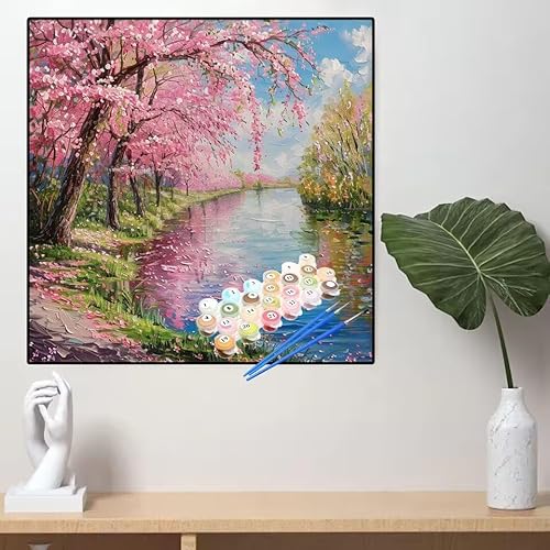 Malen Nach Zahlen Japan Malen Nach Zahlen Erwachsene Blume Painting by Numbers Adult,DIY Handgemalt Ölgemälde set Mit Pinsel/Acrylpigment,Farbe Leinwand Bastelset,Home Dekor Geschenke 40x40cm YL680 Malen Nach Zahlen Japan Malen Nach Zahlen Erwachsene Blume Painting by Numbers Adult,DIY Handgemalt Ölgemälde set Mit Pinsel/Acrylpigment,Farbe Leinwand Bastelset,Home Dekor Geschenke 40x40cm YL680 von huuyaofaa
