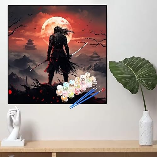 Malen Nach Zahlen Japan Malen Nach Zahlen Erwachsene Krieger Painting by Numbers Adult,DIY Handgemalt Ölgemälde set Mit Pinsel/Acrylpigment,Farbe Leinwand Bastelset,Home Dekor Geschenke 70x70cm YL694 Malen Nach Zahlen Japan Malen Nach Zahlen Erwachsene Krieger Painting by Numbers Adult,DIY Handgemalt Ölgemälde set Mit Pinsel/Acrylpigment,Farbe Leinwand Bastelset,Home Dekor Geschenke 70x70cm YL694 von huuyaofaa