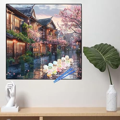 Malen Nach Zahlen Japan Malen Nach Zahlen Erwachsene Landschaft Painting by Numbers Adult,DIY Handgemalt Ölgemälde set Mit Pinsel/Acrylpigment,Farbe Leinwand Bastelset,Dekor Geschenke 40x40cm YL677 Malen Nach Zahlen Japan Malen Nach Zahlen Erwachsene Landschaft Painting by Numbers Adult,DIY Handgemalt Ölgemälde set Mit Pinsel/Acrylpigment,Farbe Leinwand Bastelset,Dekor Geschenke 40x40cm YL677 von huuyaofaa