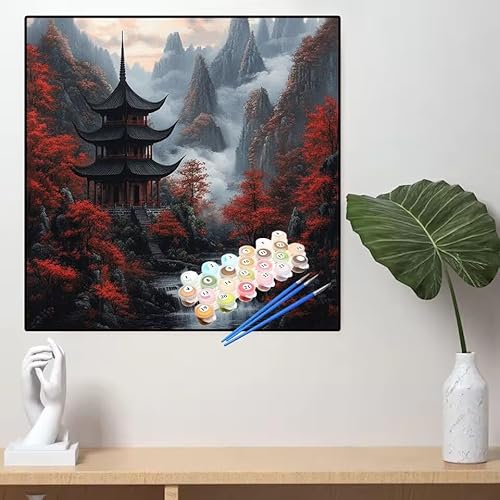 Malen Nach Zahlen Japan Malen Nach Zahlen Erwachsene Landschaft Painting by Numbers Adult,DIY Handgemalt Ölgemälde set Mit Pinsel/Acrylpigment,Farbe Leinwand Bastelset,Dekor Geschenke 40x40cm YL682 Malen Nach Zahlen Japan Malen Nach Zahlen Erwachsene Landschaft Painting by Numbers Adult,DIY Handgemalt Ölgemälde set Mit Pinsel/Acrylpigment,Farbe Leinwand Bastelset,Dekor Geschenke 40x40cm YL682 von huuyaofaa