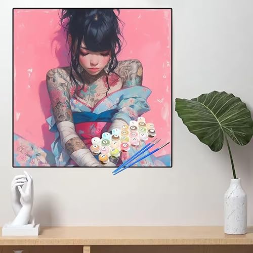 Malen Nach Zahlen Japan Malen Nach Zahlen Erwachsene Sexy Painting by Numbers Adult,DIY Handgemalt Ölgemälde set Mit Pinsel/Acrylpigment,Farbe Leinwand Bastelset für Home Dekor Geschenke 80x80cm YL700 Malen Nach Zahlen Japan Malen Nach Zahlen Erwachsene Sexy Painting by Numbers Adult,DIY Handgemalt Ölgemälde set Mit Pinsel/Acrylpigment,Farbe Leinwand Bastelset für Home Dekor Geschenke 80x80cm YL700 von huuyaofaa