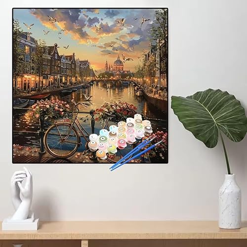 Malen Nach Zahlen Stadt Malen Nach Zahlen Erwachsene Fahrrad Painting by Numbers Adult,DIY Handgemalt Ölgemälde set Mit Pinsel/Acrylpigment,Farbe Leinwand Bastelset,Home Dekor Geschenke 90x90cm YL53 Malen Nach Zahlen Stadt Malen Nach Zahlen Erwachsene Fahrrad Painting by Numbers Adult,DIY Handgemalt Ölgemälde set Mit Pinsel/Acrylpigment,Farbe Leinwand Bastelset,Home Dekor Geschenke 90x90cm YL53 von huuyaofaa