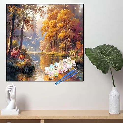 Malen Nach Zahlen Wald Malen Nach Zahlen Erwachsene Baum Painting by Numbers Adult,DIY Handgemalt Ölgemälde set Mit Pinsel/Acrylpigment,Farbe Leinwand Bastelset,Home Dekor Geschenke 100x100cm YL707 Malen Nach Zahlen Wald Malen Nach Zahlen Erwachsene Baum Painting by Numbers Adult,DIY Handgemalt Ölgemälde set Mit Pinsel/Acrylpigment,Farbe Leinwand Bastelset,Home Dekor Geschenke 100x100cm YL707 von huuyaofaa