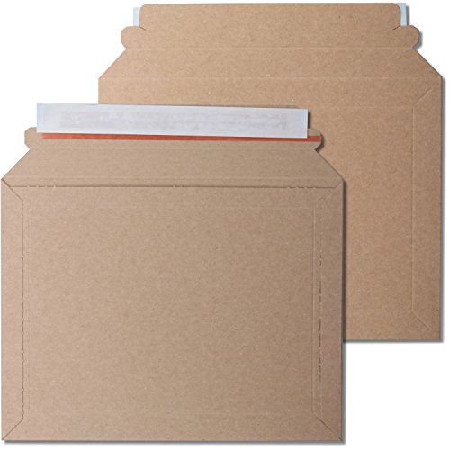 50 x hybriX Premium Verpackung/Versandtaschen - Frustfreie Versandtasche aus Pappkarton - DIN A5-23,5 x 18 cm von hybriX