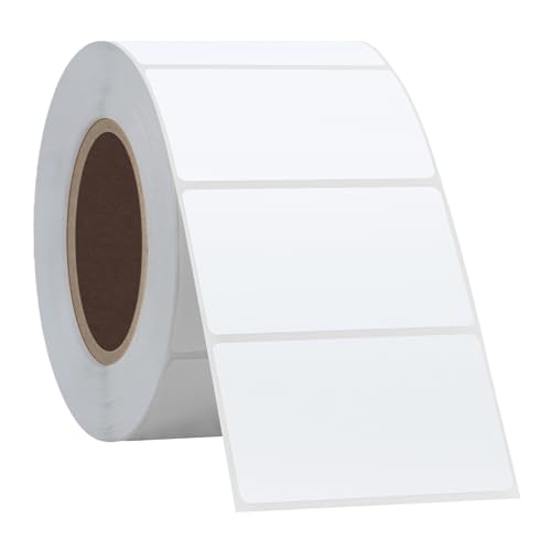 Hycodest 1000 Stück Thermoetiketten, selbstklebend, Premium für Drucker, geeignet für Zuhause, Büro, Schule, 6 x 3 cm Hycodest 1000 Stück Thermoetiketten, selbstklebend, Premium für Drucker, geeignet für Zuhause, Büro, Schule, 6 x 3 cm von hycodest