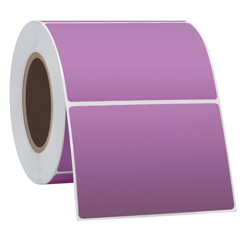 Hycodest 500 Stück Adress- und Versandaufkleber 7,6 x 5,1 cm Lila gefaltet aus Thermopapier Hycodest 500 Stück Adress- und Versandaufkleber 7,6 x 5,1 cm Lila gefaltet aus Thermopapier von hycodest