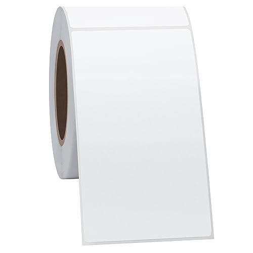 Hycodest 57 x 101 mm Quittungsaufkleber, permanent klebend, Thermodrucker-Etiketten, Adress- und Versand-Etiketten, Rolle, Weiß, 300 Stück von hycodest