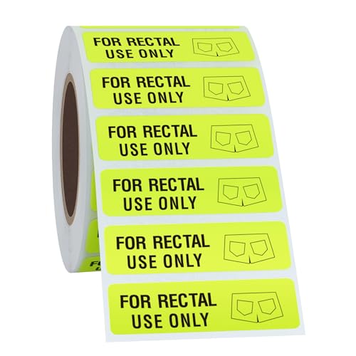 Hycodest Shorts-Aufkleber Leucht-Etiketten fluoreszierendes Papier nur für den rektalen Gebrauch, 500 Aufkleber, 38x10 mm, gelb Hycodest Shorts-Aufkleber Leucht-Etiketten fluoreszierendes Papier nur für den rektalen Gebrauch, 500 Aufkleber, 38x10 mm, gelb von hycodest
