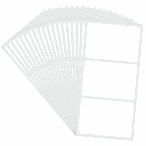 Hylabelest 76x51mm Ablösbare Etiketten Weiß Abnehmbare Etiketten Blank Sticky Synthetische Papier Aufkleber von hylabelest