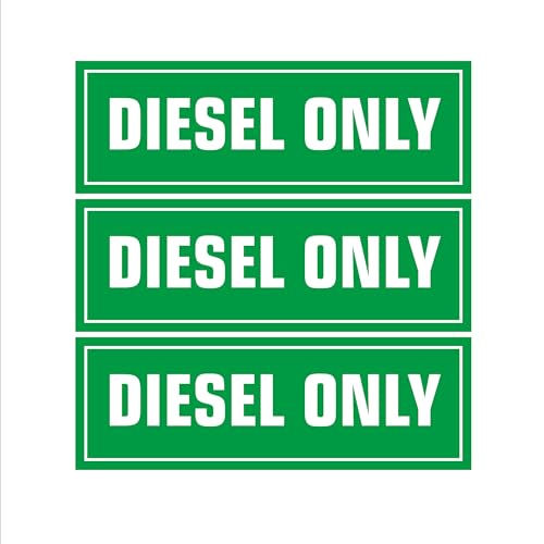 Hylabelest Diesel Only Aufkleber, 5,1 x 15,2 cm, robuste Kraftstoff-Etiketten für Kraftstofftank, Dose, Outdoor-Elektrogeräte, LKW, Traktoren, Kraftstoffdosen, Gaskappen – wetterfest, reißfest, ohne Hylabelest Diesel Only Aufkleber, 5,1 x 15,2 cm, robuste Kraftstoff-Etiketten für Kraftstofftank, Dose, Outdoor-Elektrogeräte, LKW, Traktoren, Kraftstoffdosen, Gaskappen – wetterfest, reißfest, ohne von hylabelest