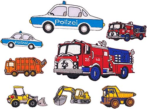 i - Patch - Patches - 0124 - Feuerwehr - Polizei - Müllwagen - Traktor - Krankenwagen - Auto - Aufbügler - Flicken - Aufnäher - Sticker - Badges - Bügelbild - Iron-on - Applikation - zum aufbügeln i - Patch - Patches - 0124 - Feuerwehr - Polizei - Müllwagen - Traktor - Krankenwagen - Auto - Aufbügler - Flicken - Aufnäher - Sticker - Badges - Bügelbild - Iron-on - Applikation - zum aufbügeln von i-Patch