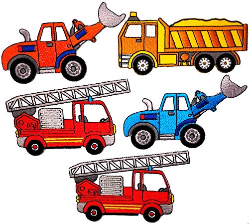 i-Patch - Patches - 0168 - Feuerwehr - Polizei - Lastwagen - Traktor - Bagger - Trecker - Auto - Flicken - Aufnäher - Badges - Bügelbild - Aufbügler - Iron-on - DIY - Applikation - zum Aufbügeln i-Patch - Patches - 0168 - Feuerwehr - Polizei - Lastwagen - Traktor - Bagger - Trecker - Auto - Flicken - Aufnäher - Badges - Bügelbild - Aufbügler - Iron-on - DIY - Applikation - zum Aufbügeln von i-Patch