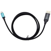 i-tec® USB C/DisplayPort Kabel 1,5 m schwarz, 1 St. von i-tec®