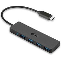 i-tec® USB-Hub Advance Series Slim USB-C 4-fach schwarz von i-tec®